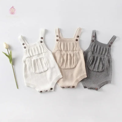 Body en laine tricotée pour fille