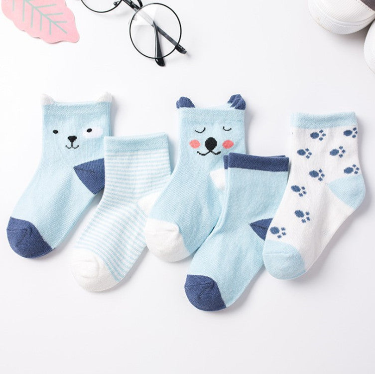 Lot de 5 chaussettes enfant
