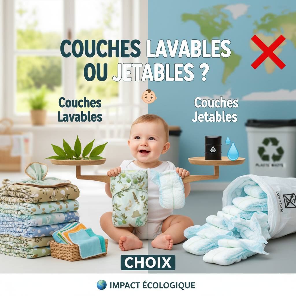 couches lavables ou jetables