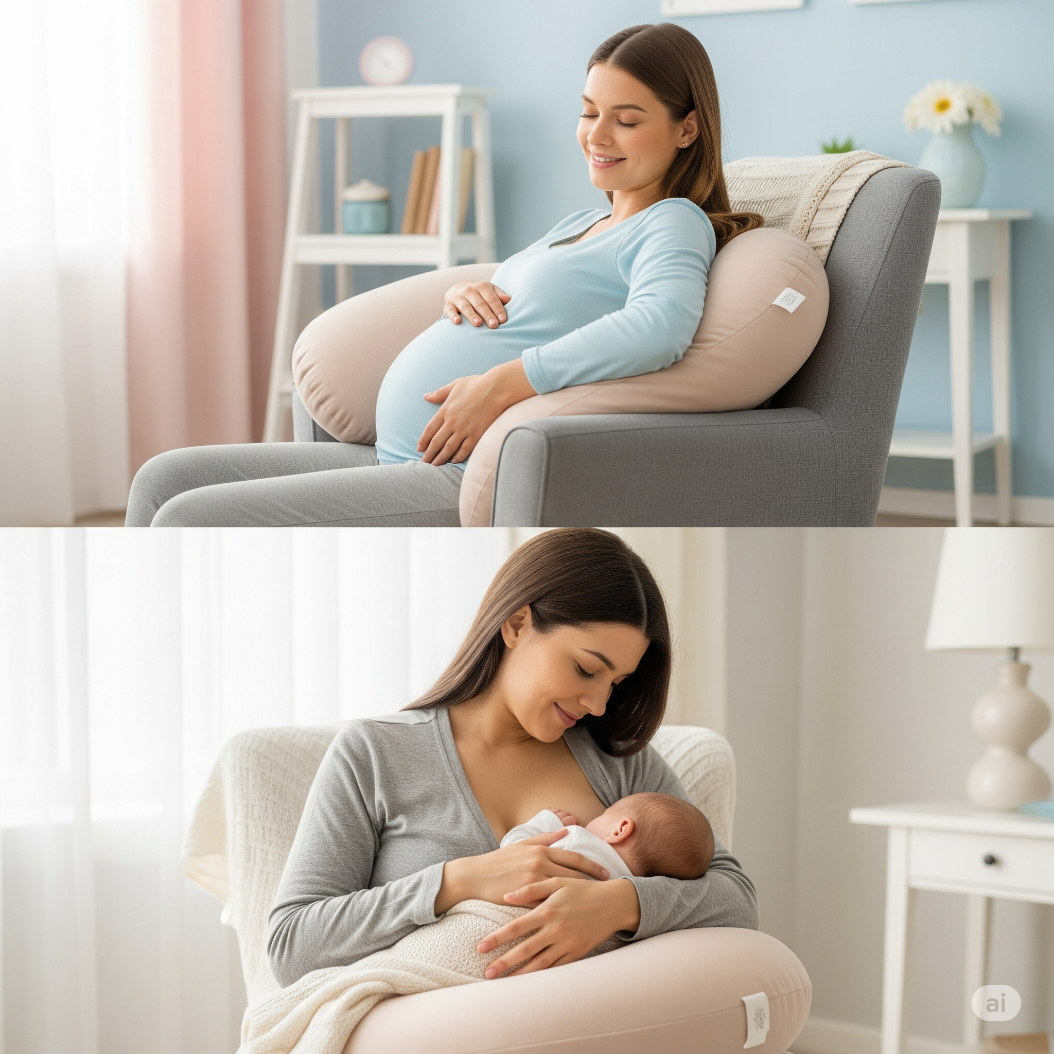 Comment choisir et utiliser votre coussin d'allaitement ?🤱💖 - Mum&Choupinou