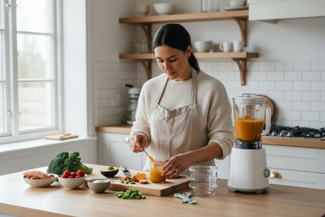 Tableau diversification alimentaire bébé : repères de 4 à 12 mois