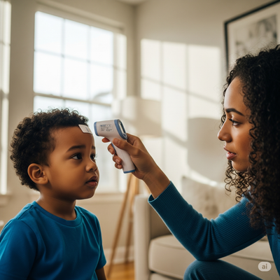 Thermomètre frontal bébé : comment ça marche et pourquoi l’adopter