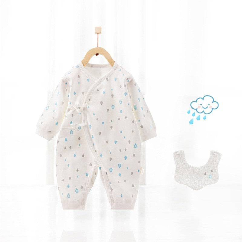 Barboteuse bébé avec bavoir - Mum&Choupinou #