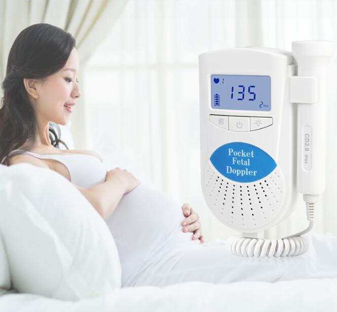 Moniteur doppler foetal avec gel