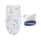Couverture d'emmaillotage avec bonnet - Mum&Choupinou