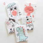 Lot de 5 mini serviettes pour bébé - Mum&Choupinou