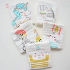 Lot de 5 mini serviettes pour bébé - Mum&Choupinou