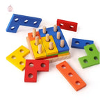 Jouet cube à assembler en bois - Mum&Choupinou