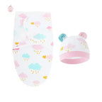 Couverture d'emmaillotage avec bonnet - Mum&Choupinou