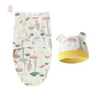 Couverture d'emmaillotage avec bonnet - Mum&Choupinou