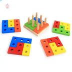 Jouet cube à assembler en bois - Mum&Choupinou
