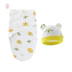 Couverture d'emmaillotage avec bonnet - Mum&Choupinou