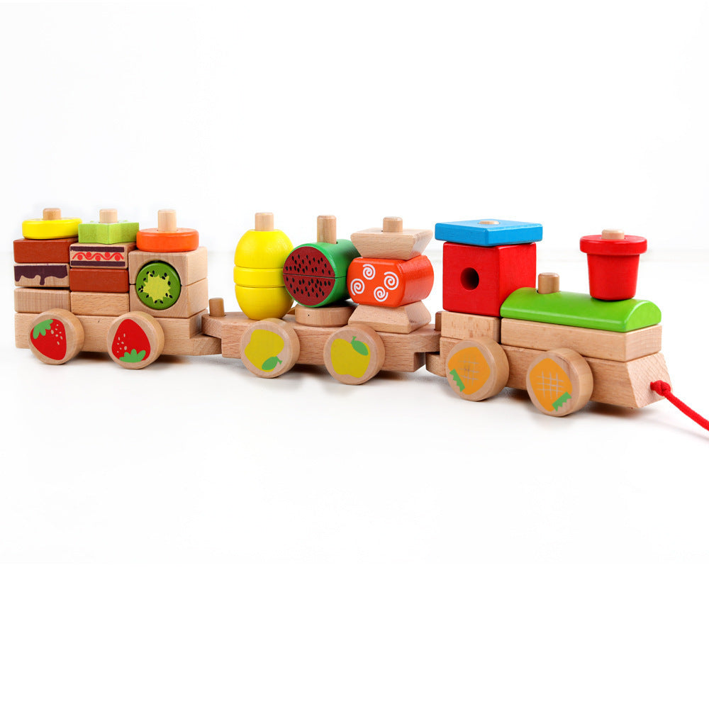 Train en bois à assembler
