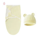 Couverture d'emmaillotage avec bonnet - Mum&Choupinou