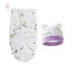 Couverture d'emmaillotage avec bonnet - Mum&Choupinou