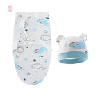 Couverture d'emmaillotage avec bonnet - Mum&Choupinou