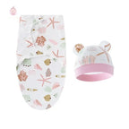 Couverture d'emmaillotage avec bonnet - Mum&Choupinou