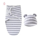 Couverture d'emmaillotage avec bonnet - Mum&Choupinou