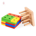Jouet cube à assembler en bois - Mum&Choupinou