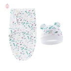 Couverture d'emmaillotage avec bonnet - Mum&Choupinou