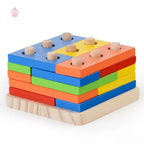 Jouet cube à assembler en bois - Mum&Choupinou