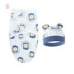 Couverture d'emmaillotage avec bonnet - Mum&Choupinou