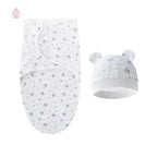 Couverture d'emmaillotage avec bonnet - Mum&Choupinou