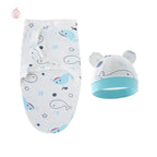 Couverture d'emmaillotage avec bonnet - Mum&Choupinou