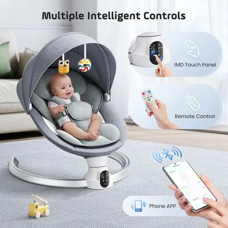 Balançoire électrique pour bébé.