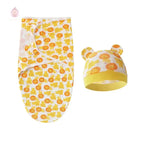 Couverture d'emmaillotage avec bonnet - Mum&Choupinou