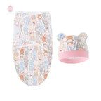 Couverture d'emmaillotage avec bonnet - Mum&Choupinou