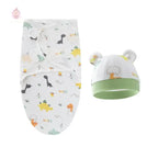 Couverture d'emmaillotage avec bonnet - Mum&Choupinou
