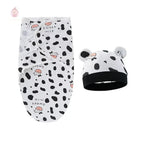 Couverture d'emmaillotage avec bonnet - Mum&Choupinou