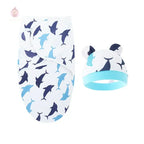 Couverture d'emmaillotage avec bonnet - Mum&Choupinou