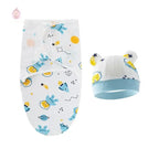 Couverture d'emmaillotage avec bonnet - Mum&Choupinou