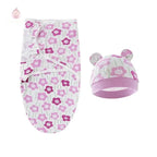 Couverture d'emmaillotage avec bonnet - Mum&Choupinou