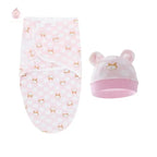 Couverture d'emmaillotage avec bonnet - Mum&Choupinou