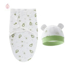 Couverture d'emmaillotage avec bonnet - Mum&Choupinou