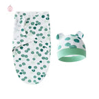 Couverture d'emmaillotage avec bonnet - Mum&Choupinou