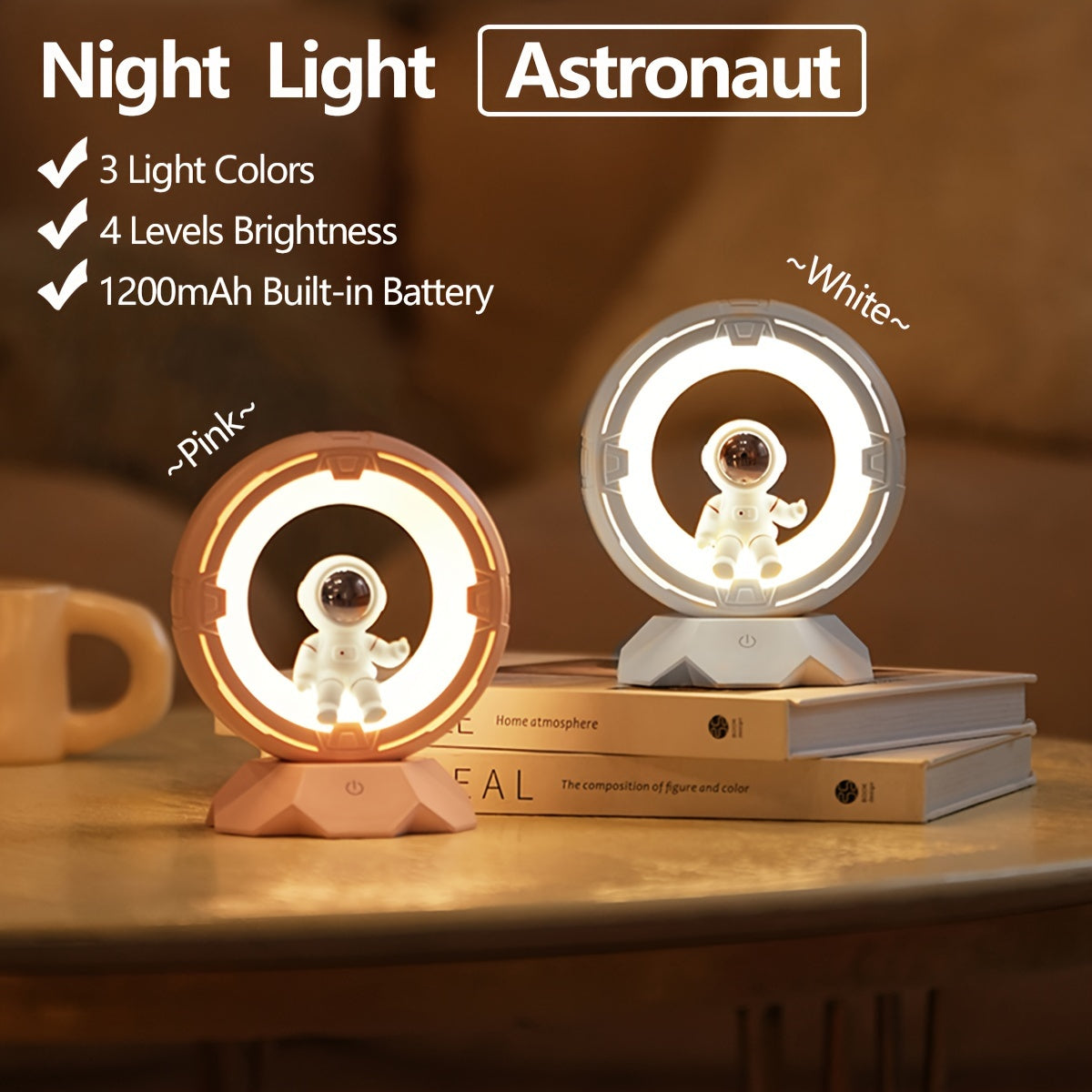 Veilleuse astronaute BravRain