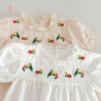 Ensemble d'été 2 pièces brodé pour bébé fille - Mum&Choupinou