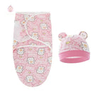 Couverture d'emmaillotage avec bonnet - Mum&Choupinou