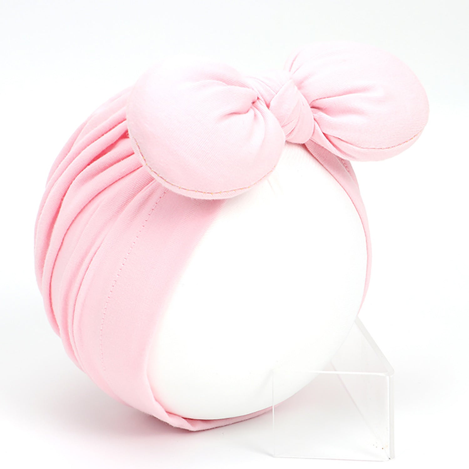 Bonnet-turban à nœud papillon pour fille