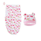 Couverture d'emmaillotage avec bonnet - Mum&Choupinou