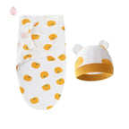 Couverture d'emmaillotage avec bonnet - Mum&Choupinou