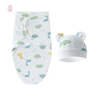 Couverture d'emmaillotage avec bonnet - Mum&Choupinou