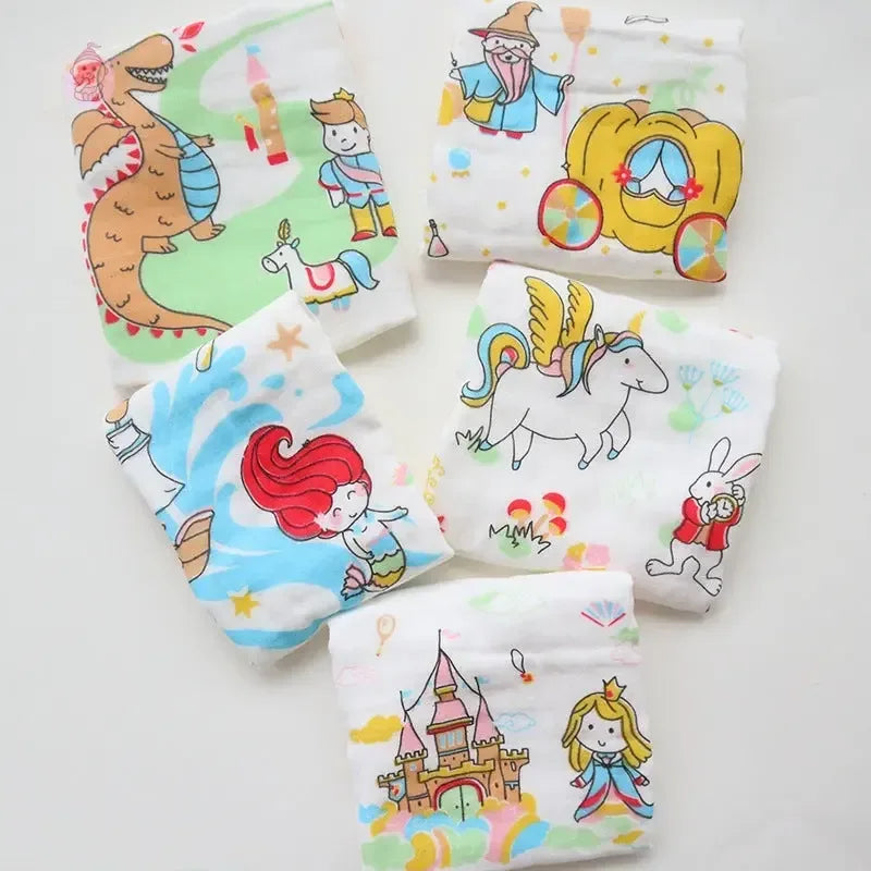 Lot de 5 mini serviettes pour bébé - Mum&Choupinou
