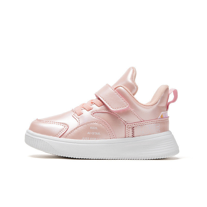 Baskets pour fille en cuir synthétique