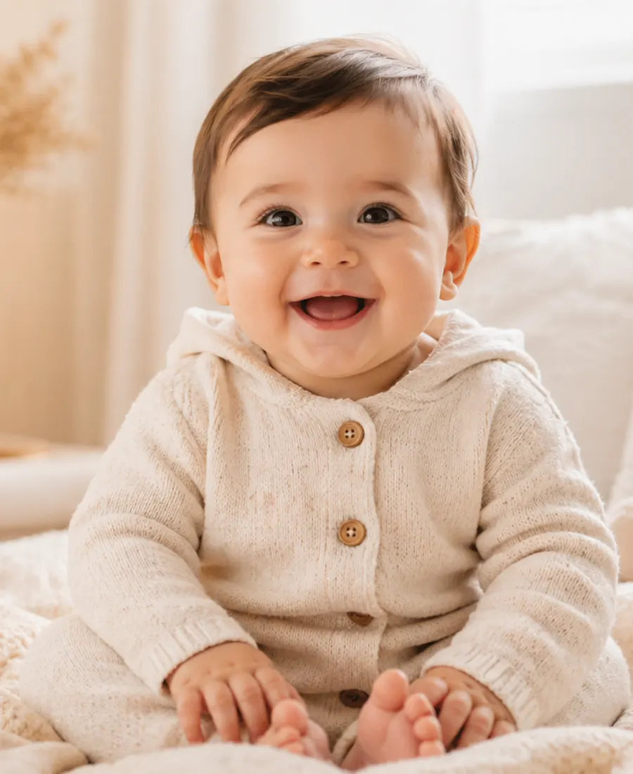 Bébé souriant — Mum&Choupinou