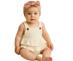 Body à bretelles en gaze de coton pour bébé fille - Mum&Choupinou
